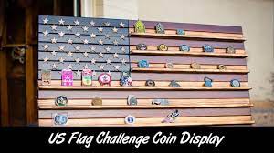 In this video i take you through the process of building an american flag challenge coin rack. Us Flag Challenge Coin Display Youtube