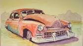 Di sebalik pokok dan semak samun. Speed Painting Kangcar Watercolor Painting Mercedes Benz 600 Youtube