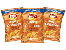 Ein besonderes geschmackliches highlight sind die lay's chips … Lay S Canada Launches New Wavy Lay S Cheddar Sour Cream Potato Chips Canadify