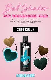 Arctic Fox Hair Color Semi Permanent Colors Are Direct Dyes That Do Zero Damage And Only Deposit Color Arctic Fox Hair Color Fox Hair Dye Arctic Fox Hair Dye