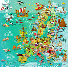 Carte touristique interactive de belgique. Carte De L Europe On Behance