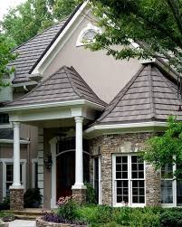Roser Stone Wood Shake Stone Coated Steel Roof 1 By Roser Usa Steel Roofing Metal Shake Roof Metal Roof
