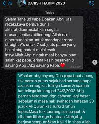 Mengamalkan doa menduduki peperiksaan ini menolong kita lebih berserah kepada allah. Doa Papa Tak Pernah Putus Norman Hakim Mohon Doakan Anak Calon Peperiksaan Spm Mingguan Wanita