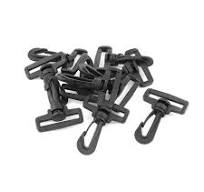 Briefcase Band Strap Black 38mm Swivel Rotary Snap Hooks Buckle 10 Pcs - 25" x 18" x 5.5"(L*W*T)