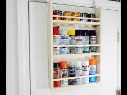 I was getting tired of my spray cans taking up shelf space and constantly falling over so i designed and cut this rack out on our cnc machine using 1/2 beautiful baltic birch. Spray Can Door Rack Youtube