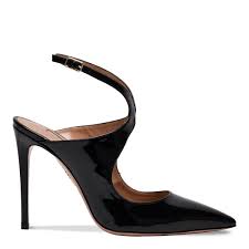 black high heeled talana pump