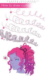 The Geek Tower Curly Hair Art Reference Referencia Para Facebook Find this pin and more on drawing reference by dramaru. the geek tower curly hair art