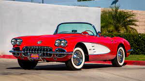 This particular car is painted in the c1's iconic red and white paint job, and it has the dual top option that includes a 1958 chevy corvette embodies pure style watch: 1958 Chevrolet Corvette Convertible F100 Indy 2018