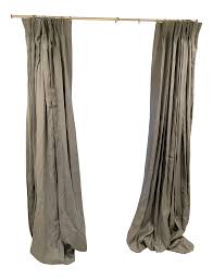 Drapes curtains restoration hardware awesome drapes in grey for rhancoticom tie backs use a small rhverticaluscom restoration restoration hardware drapes hardware drapes jpg. Restoration Hardware Heavyweight Linen Grey Curtains A Pair Chairish