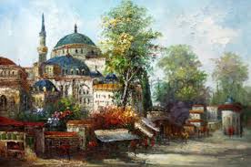2500 / piece ( negotiable ) get latest price min order: China Handmade Modern Turkey Landscape Oil Painting On Canvas For Home Decor China Canvas Art And Dafen Oil Paintings Price