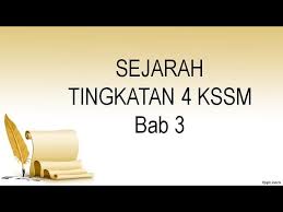 Soalan spm english paper 1 marking, soalan spm english paper 1 2018, soalan spm english paper 1 format, soalan spm. Sejarah Kssm Tingkatan 4 Bab 3 Youtube
