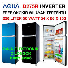 Beli lemari es samsung dari toko resmi samsung dan nikmati offer eksklusif Jual Kulkas Aqua D275r Sanyo Inverter Low Watt Lemari Es 2 Pintu Aqua 275 Kab Banyumas Electronic Solution 86 Tokopedia
