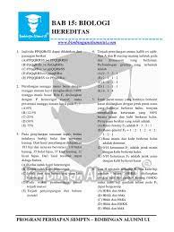 Kunci jawaban bimbingan alumni ui biologi. Bab 15 Hereditas Bimbingan Alumni Ui Pdf