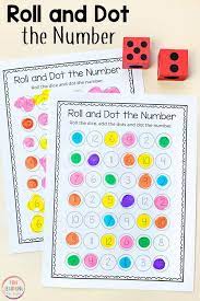 Each topic is covered with a variety of resources such as math games, puzzles, worksheets, flashcards, board games, interactive quizzes and. Roll And Dot The Number Math Activity Preschool Math Games Math Activities Preschool Preschool Fun