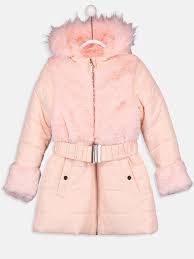 kiz cocuk kapusonlu kalin kaban lc waikiki moda stilleri kapusonlu giyim