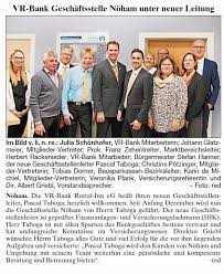 Kontaktieren sie bitte vr bank untertaunus eg filiale heftrich mit folgenden informationen: Vr Bank Geschaftsstelle Noham Unter Neuer Leitung Gemeinde Dietersburg