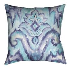 Thanks to the core made of silicon, it is flexible to adjust and can support. Lauralhome Joey Indigo Pattern I Outdoor Throw Pillow Wayfair