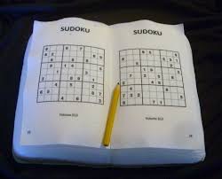 Sudoku Sudoku Edible Paper 70th Birthday Cake