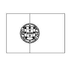 As cores que aparecem na bandeira portuguesa são: Imagem Da Bandeira De Portugal Para Colorir Get Images