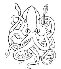 Feel free to print and make your own. Giant Squid Coloring Page Free Printable Coloring Pages For Kids