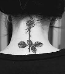 Tattoo Back Of Neck Rose Tattoos For Women Rose Neck Tattoo Neck Tattoo Small Rose Tattoo
