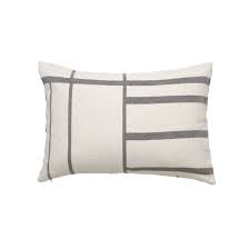 Floral pillow case pillow cases. Kristina Dam Architecture Cushion Off White Black Oblong