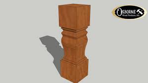 Simply add a thick segment of the wonderful and beautiful textured wood to a hair pin set. Square Heritage Coffee Table Leg 18 X 5 3d Warehouse