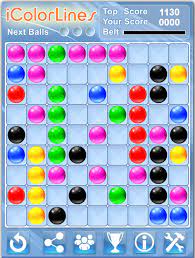 This board game provides three playing mode levels, click on the top. Brain Teasers I Color Lines Puzzle Game