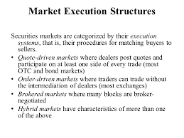 They are also called over the counter (otc). I Introduction To Securities Trading And Markets Ppt Download