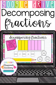 4th Grade Decomposing Fractions Using Visuals For Google Classroom 4 Nf B 3 Google Classroom Elementary Math 4th Grade Math Decomposing Fractions