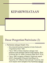 Check spelling or type a new query. Pengertian Kepariwisataan