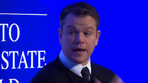 Matt damon visits a well just outside mekele, ethiopia, in 2009. Matt Damon Takes To Davos Stage To Put Water On Map Video