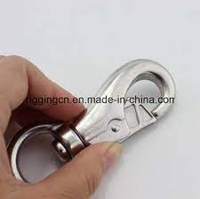 The grovtech swivel adapter allows the use of a sling with push button, quick detach swivels on a firearm with hook style sling studs. Heavy Duty Swivel Eye Snap Hook Key Hook China Pet Hook Carabiner Made In China Com