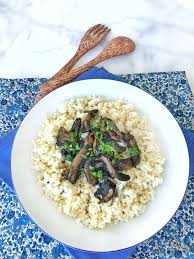 Risotto De Chou Fleur Aux Champignons Chou Fleur Recettes De Cuisine Et Risotto De Chou Fleur
