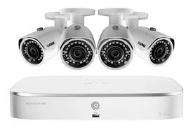 2k Resolution 4 Channel 4 Camera Home Security System