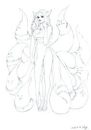Our visitors downloaded it thousands times from february 14, 2016.try to use different colors, make picture naruto and the nine tailed fox kurama original! Anime Nine Tail Coloring Pages