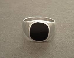 Hipster Ring Black Onyx Ring Silver 925 Modern Men Ring Etsy Black Rings Black Onyx Ring Hipster Rings