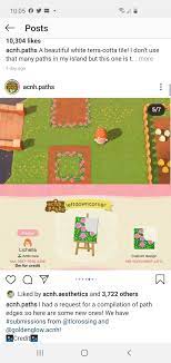 Pin By Sophie Charles On Acnh Path Codes Animal Crossing Custom Design My Animal