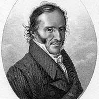 William Bartram, botanist. Bust portrait with sprig of fragrant jasmine  tucked into his jacket below his cravat]