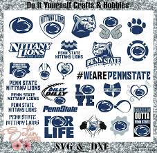 Download Penn State Nittany Lions Set Design Svg Files Cricut Silhouette Studio Digital Cut Files SVG, PNG, EPS, DXF File