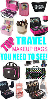 Best Travel Makeup Bags Laughing Pandas Makeup Bags Travel Whats In My Makeup Bag Makeup Bag Organization