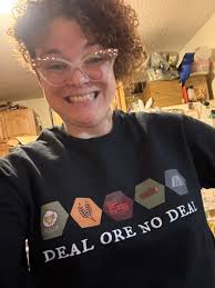 Excited about settlers of catan game