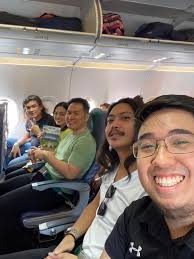 4 guitars and film equipment treated as hand luggage ✈️ safe and  sound..Thanks you as always Cebu Pacific Air💛 See you soon Bacolod🇵🇭  PIMA Guitar Quartet's tour commences 💪🏻 Thanks to our
