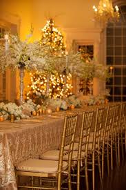 Styleblueprint Cheekwood Gold Chairs Christmas Wedding Amos Gott Gold Wedding Inspiration Christmas Wedding Centerpieces Christmas Wedding