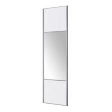 Porte De Placard Coulissante Blanche Miroir Form Valla 77 2 X 250 Cm Tous Les Conseils Et Les Dern Placard Coulissant Porte Placard Coulissante Porte Placard