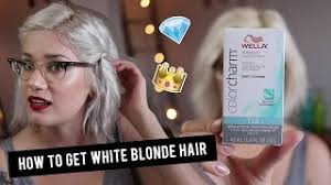 White hair is stunning, but it's one of the hardest looks to create and mantain. 3 Ways To Get White Blonde Hair Wikihow