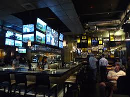 Admg Completes Unique High End Sports Bar Sports Bar Decor Sports Bar Sport Bar Design