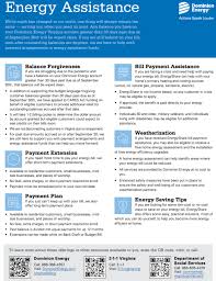 Dominion Energy Shares Energy Assistance Options City Of Buena Vista Va