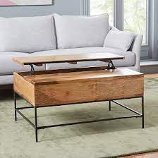 Industrial Storage Pop Up Coffee Table Coffee Table Wood Coffee Table Coffee Table With Storage