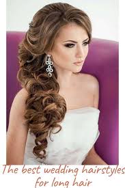 Braids, ponytails, half up half down, evening looks and hair styles with step by step tutorial. The Best Wedding Hairstyles For Long Hair Hair Styles Long Hair Styles Modern Bridal Hairstyles